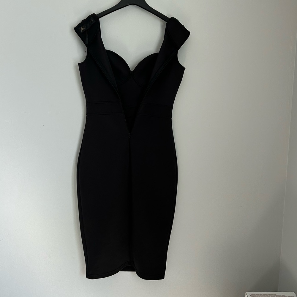 Kardashian Kollection Black Bodycon Dress – Size 10